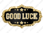 GOOD LUCK CENTERPIECE - Yard Card Signs by JYS International