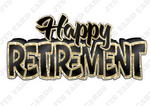 Single Retirement Centerpiece: Multiple Colors - Yard Card Signs by JYS International