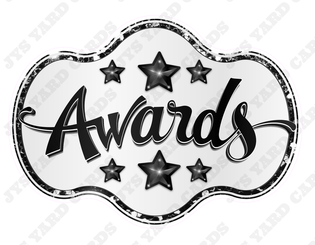 AWARDS STATEMENT PIECE - Yard Card Signs by JYS International