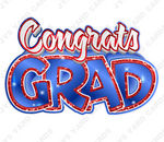 Single Congrats Grad Centerpiece: Multiple Colors - Yard Card Signs by JYS International