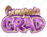 Single Congrats Grad Centerpiece: Multiple Colors - Yard Card Signs by JYS International