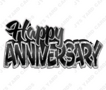 Single Anniversary Centerpiece: Multiple Colors - Yard Card Signs by JYS International