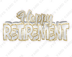 Single Retirement Centerpiece: Multiple Colors - Yard Card Signs by JYS International