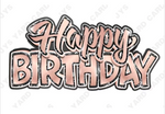 Jazzy Birthday Centerpiece: Multiple Colors - Yard Card Signs by JYS International