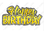 Single Jazzy Birthday Centerpiece: Multiple Colors - Yard Card Signs by JYS International