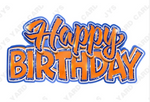 Single Jazzy Birthday Centerpiece: Multiple Colors - Yard Card Signs by JYS International