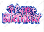 Single Jazzy Birthday Centerpiece: Multiple Colors - Yard Card Signs by JYS International