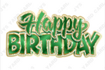 Single Jazzy Birthday Centerpiece: Multiple Colors - Yard Card Signs by JYS International