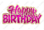 Single Jazzy Birthday Centerpiece: Multiple Colors - Yard Card Signs by JYS International