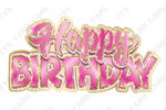 Jazzy Birthday Centerpiece: Multiple Colors - Yard Card Signs by JYS International