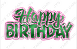 Single Jazzy Birthday Centerpiece: Multiple Colors - Yard Card Signs by JYS International