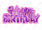 Jazzy Birthday Centerpiece: Multiple Colors - Yard Card Signs by JYS International