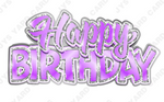 Single Jazzy Birthday Centerpiece: Multiple Colors - Yard Card Signs by JYS International