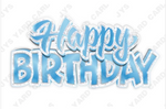 Jazzy Birthday Centerpiece: Multiple Colors - Yard Card Signs by JYS International