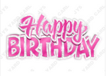 Single Jazzy Birthday Centerpiece: Multiple Colors - Yard Card Signs by JYS International