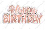 Single Jazzy Birthday Centerpiece: Multiple Colors - Yard Card Signs by JYS International