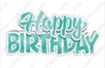 Single Jazzy Birthday Centerpiece: Multiple Colors - Yard Card Signs by JYS International