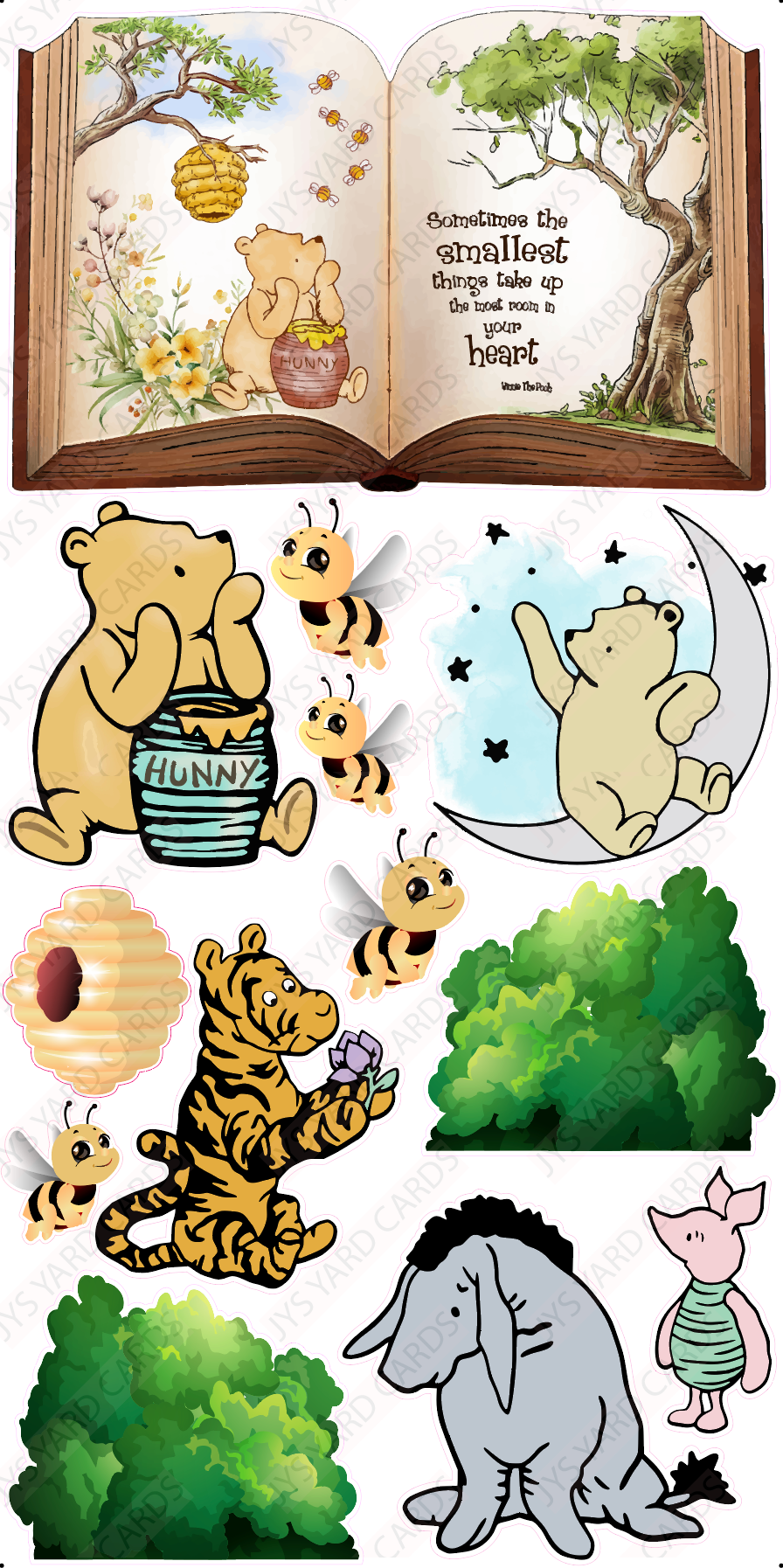 CLASSIC POOH STORYBOOK - Yard Card Signs by JYS International