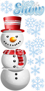 JYS SNOWMAN CUTIE (5.5FT TALL) - Yard Card Signs by JYS International