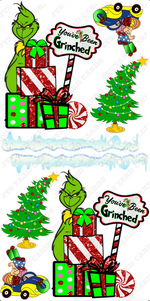 YOU'VE BEEN GRINCHED: DOUBLE PACK - Yard Card Signs by JYS International