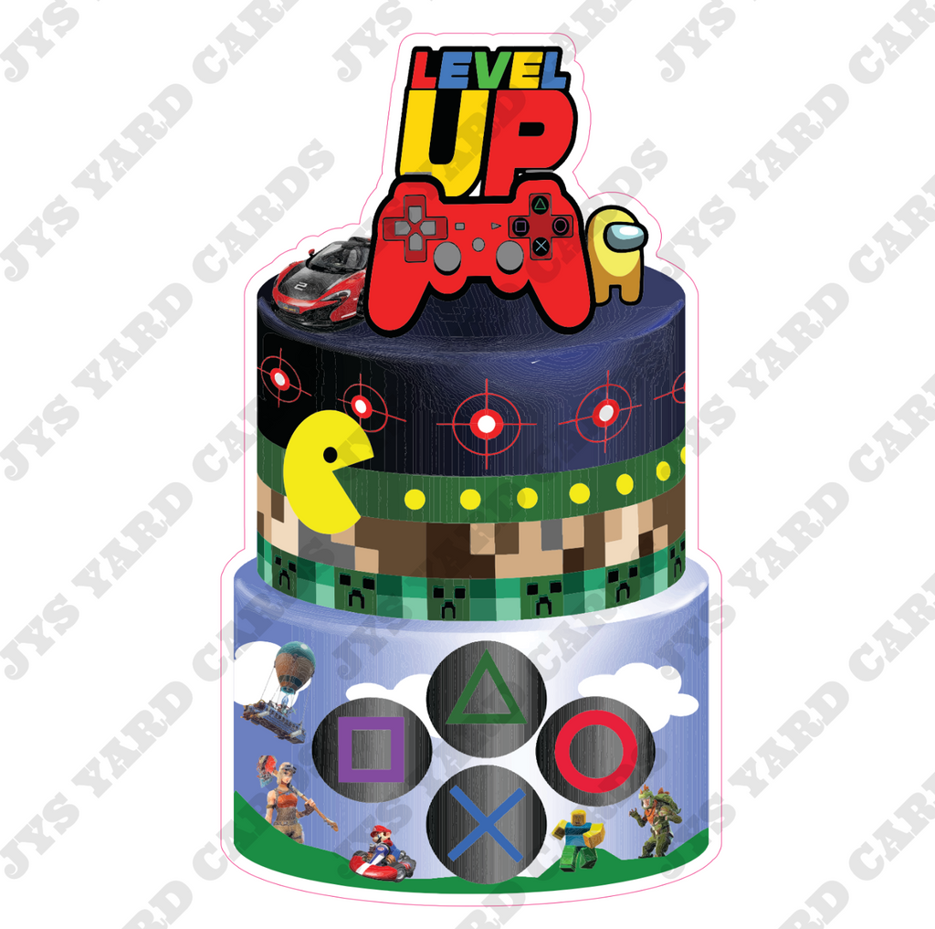 GAMER CAKE - Yard Card Signs by JYS International