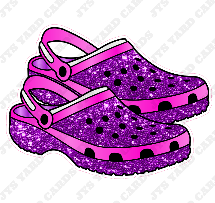 Pink Crocs Character CROCS: PINK & PURPLE β JYS Party Decor