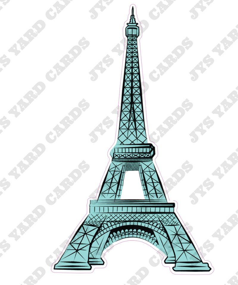 EIFFEL TOWER - Yard Card Signs by JYS International