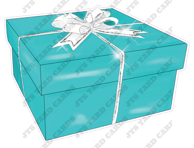 TIFFANY'S GIFT BOX 1 - Yard Card Signs by JYS International