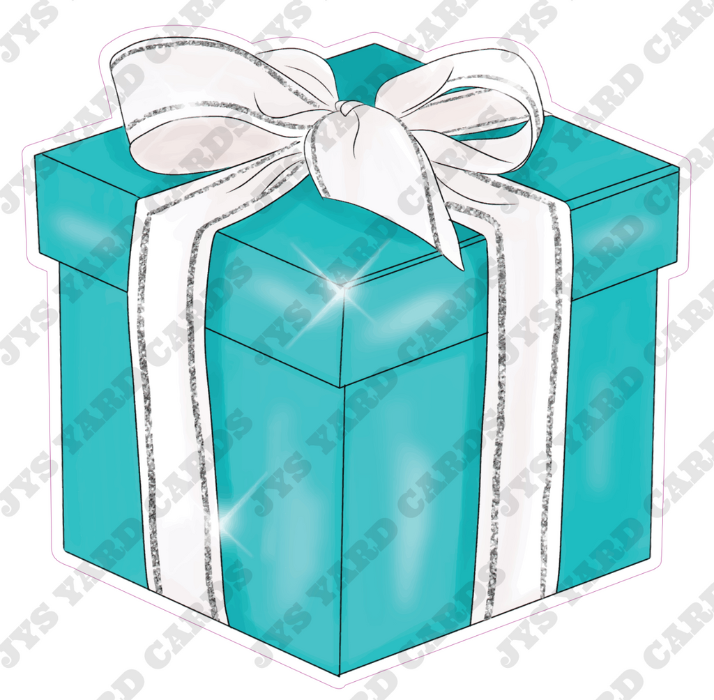 TIFFANY'S GIFT BOX 2 - Yard Card Signs by JYS International