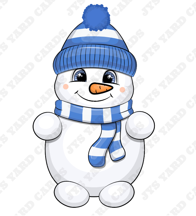 SNOWMAN - Yard Card Signs by JYS International