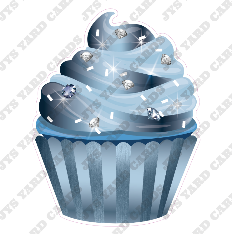 DENIM CUPCAKE - Yard Card Signs by JYS International