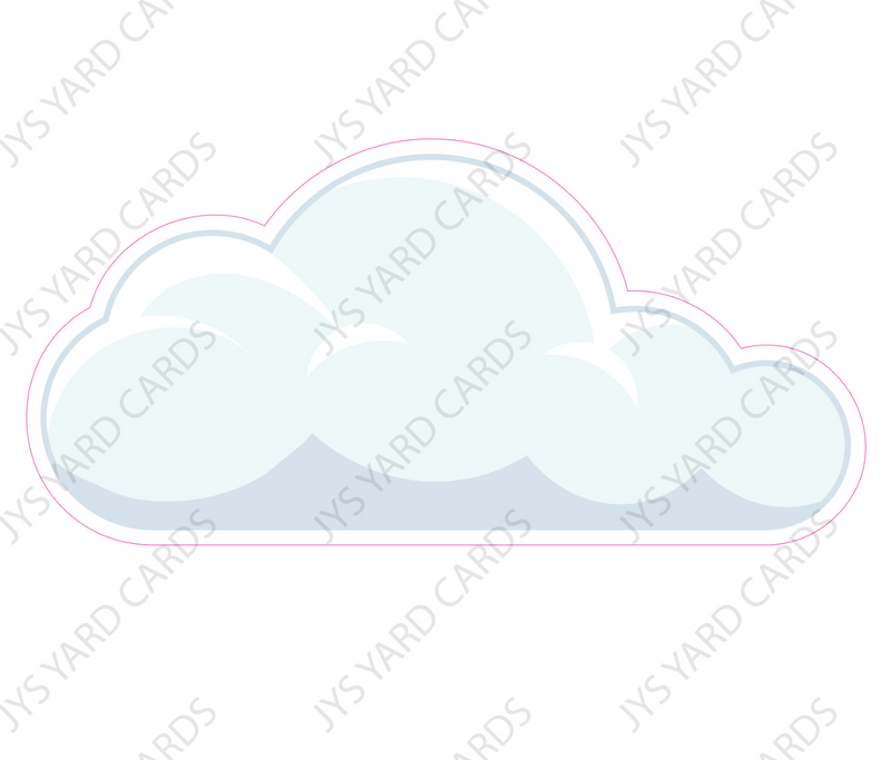 CLOUD 3 - Yard Card Signs by JYS International