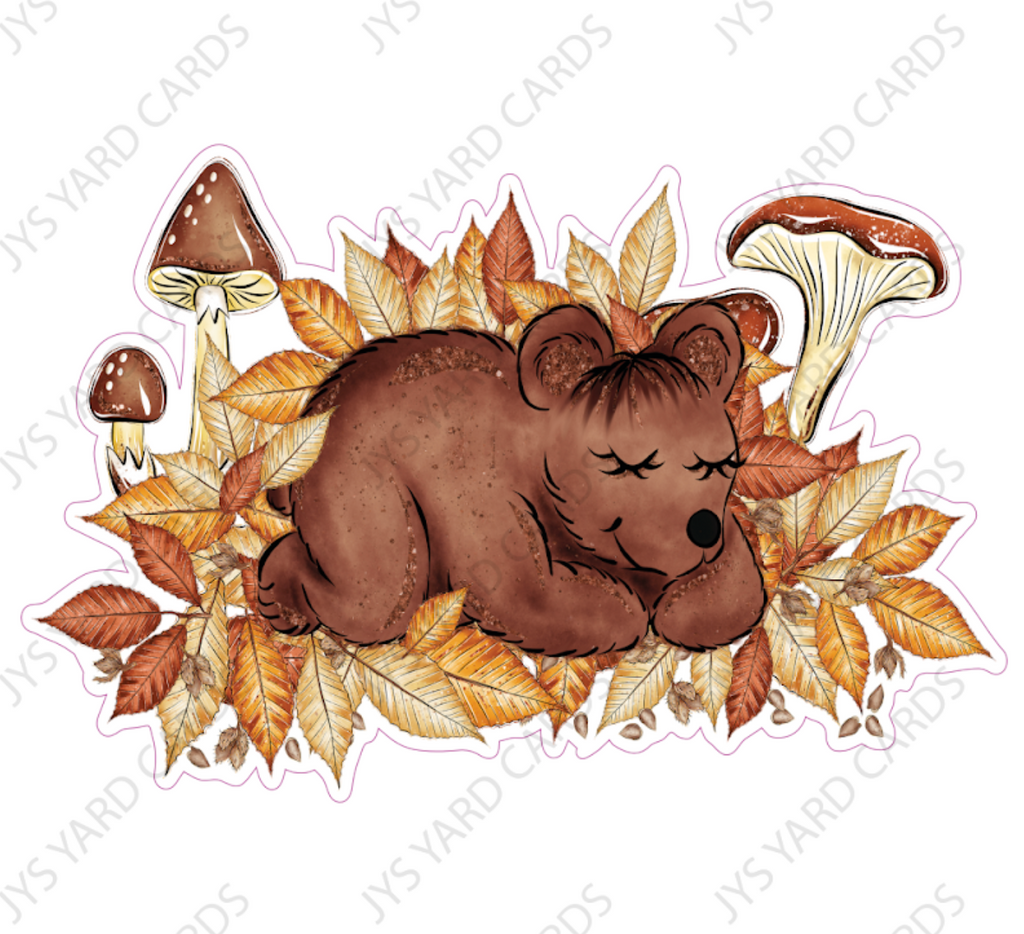 WOODLANDS BEAR 1 - Yard Card Signs by JYS International