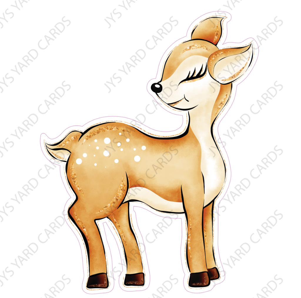 WOODLANDS DEER 3 - Yard Card Signs by JYS International