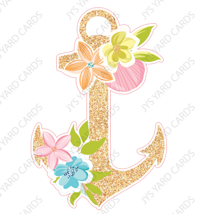 ALOHA ANCHOR - Yard Card Signs by JYS International