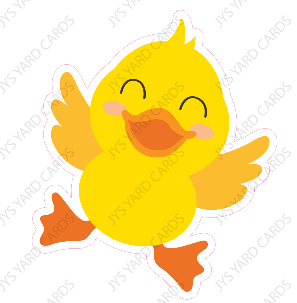 RUBBER DUCK 1 - Yard Card Signs by JYS International