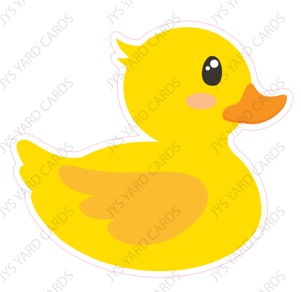 RUBBER DUCK 2 - Yard Card Signs by JYS International