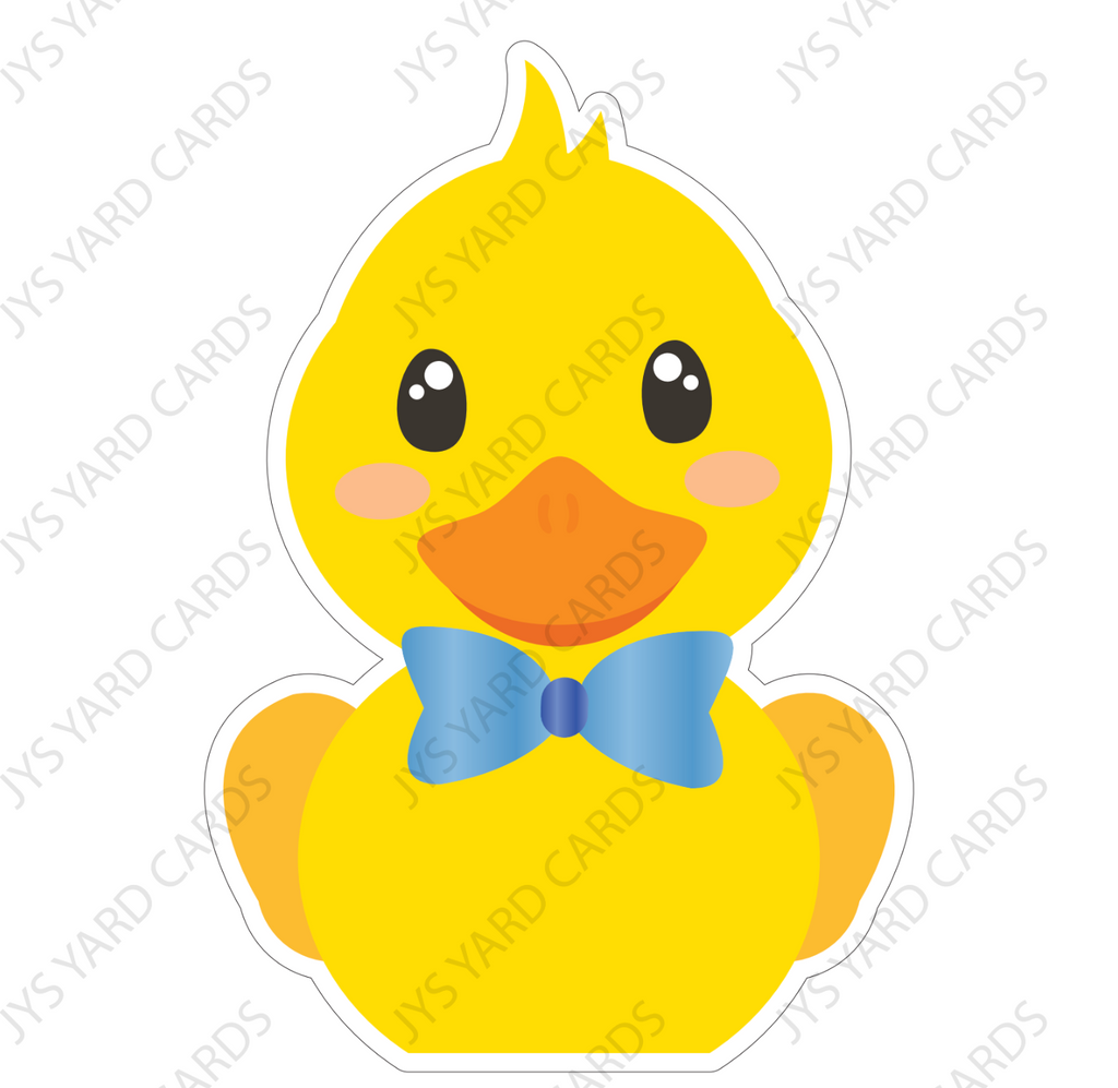 BOY RUBBER DUCK - Yard Card Signs by JYS International