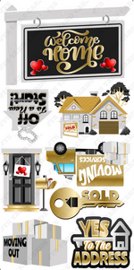 NEW HOME QUICK SET (MULTIPLE OPTIONS) - Yard Card Signs by JYS International