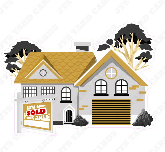 SOLD HOME - Yard Card Signs by JYS International