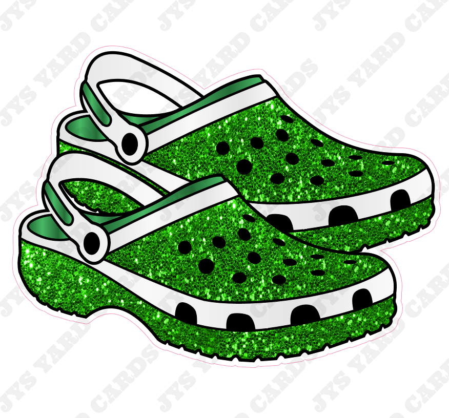 CROCS: GREEN - Yard Card Signs by JYS International