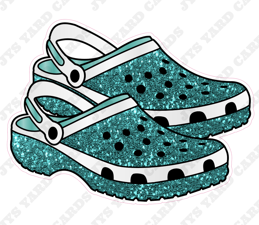 CROCS: TEAL - Yard Card Signs by JYS International