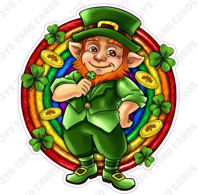 LEPRECHAUN - Yard Card Signs by JYS International