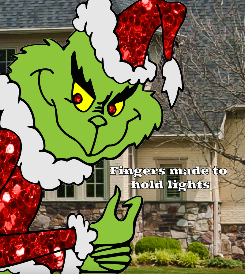 GRINCH 1 (Light Thief) - Yard Card Signs by JYS International