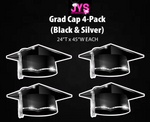 GRAD CAPS: MULTIPLE COLOR OPTIONS - Yard Card Signs by JYS International