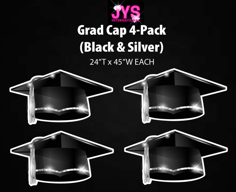 GRAD CAPS: MULTIPLE COLOR OPTIONS - Yard Card Signs by JYS International