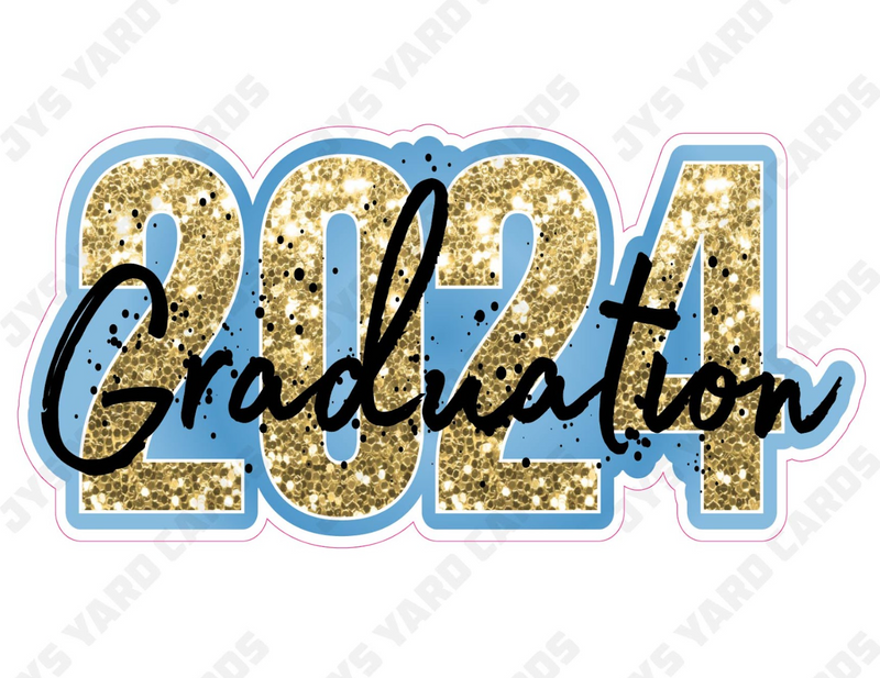 2024 Graduation Keepsakes: Pick Your Colors - Yard Card Signs by JYS International