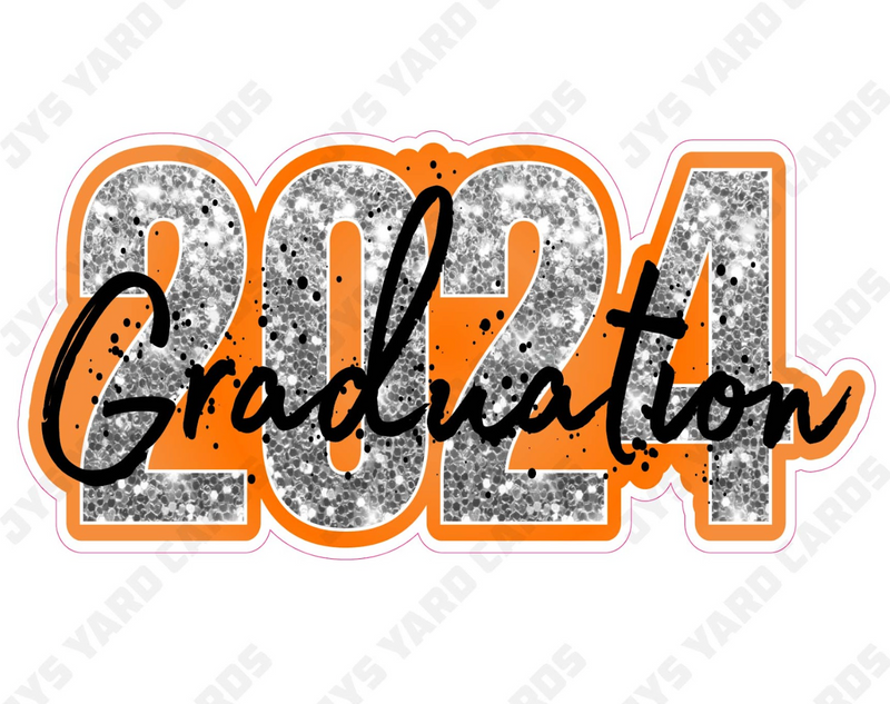 2024 Graduation Keepsakes: Pick Your Colors - Yard Card Signs by JYS International