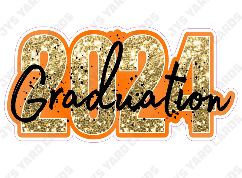 2024 Graduation Keepsakes: Pick Your Colors - Yard Card Signs by JYS International