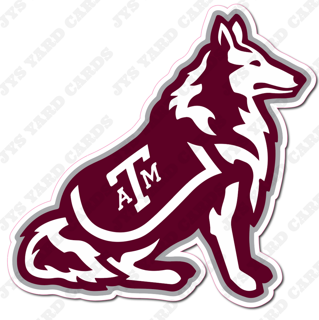 AGGIES 3 - Yard Card Signs by JYS International